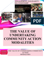 l4.1 The Value of Undertaking Community Action Modalities