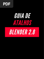 Guia de Atalhos Blender 2.8