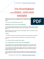 La Série Chronologique Statistique Cours Avec Exemples