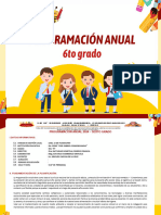 Programación Anual - 6to Grado