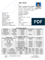 Biodata Tandel Daxeshkumar Vinodbhai