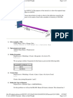 Give Example A Title: /title, Effects of Self Weight For A Cantilever Beam