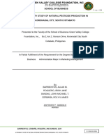 A Feasibility Study of Natural Pesticide Production in Koronadal City, South Cotabato