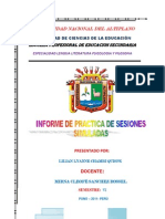 Informe Vi Sem I, II, III