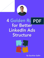 4 Golden Rules For Better LinkedIn Ads Structure