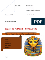 La Religion de L'égypte Pharaonique