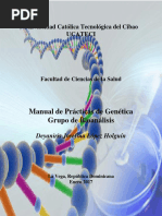 Manual de Prácticas de Genética (BIOANALISIS) R-2017