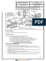 Devoir de Contrôle N°1 Lycée Pilote - Technologie Remplissage Des Bouteilles de Gaz - 1ère AS (2014-2015) MR Mohamed Hamza