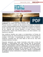 F 3 O Existencialismo Filos Fico