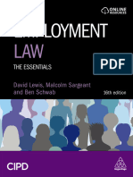 David Balaban Lewis, Malcolm Sargeant, Ben Schwab - Employment Law - The Essentials-CIPD - Kogan Page (2023)