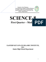 SCIENCE 8 1st Quarter