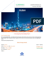 Dubai Package Details