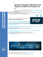 Thermodynamic Properties of Nitrogen From The Freezing Line To 2000 K at Pressures To 1000 Mpa