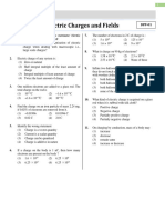 Electric Charges and Field - DPP 01 - (Parishram 2.0 2023)