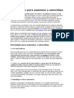 3 Estratégias para Aumentar A Autoestima