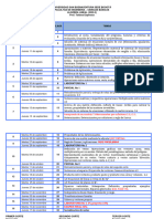 Cronograma de Actividades 2022-2 ALGEBRA LINEAL