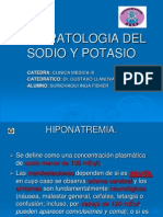 Fisiopatologia Del Sodio y Potasio