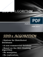 SDD 1 Algorithm