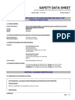 Safety Data Sheet: Section 1: Identification of The Substance/Mixture and of The Company/Undertaking