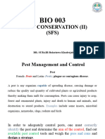 BIO 003 Conservation (II)