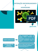 Interação Microrganismo X Hospedeiro