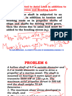 Design of Shafts Subjected To Axial Load in Addition To Bending and Torsion