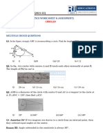 Circles Worksheet