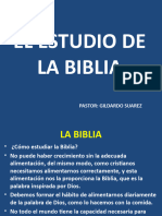 El Estudio de La Biblia