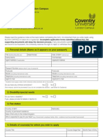 Editable CULC Application Form