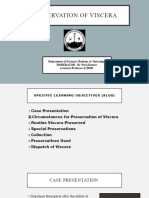 Viscera Preservation in Post Mortem