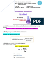 Molalidad y Normalidad