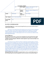 Unit 9 - Measurement Lesson Plan 4