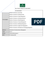 Introduction To Functional Areas of Management Final OSA