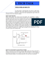 Torque To Yield Headbolts