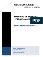 Tema 7. Reacciones Químicas-Apuntes