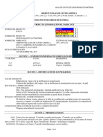 MSDS - R7K158 Desengrasante