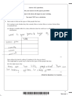 Non-Calculator 2012 IGCSE Answers