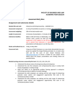 E and E UMCDMT-15-1 Assessment Brief - Component A