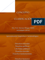 Concepto. Clasificación. Características. 