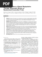 Autonomic Effects of Spinal Manipulative Therapie Systematic Review