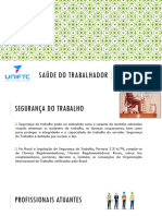 Aula 2 Segurança No Trabalho, NR 06 e NR 32 Alunos