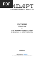 Adapt Sog 20 User Manual