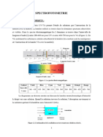 TP6 - Spectrofotometrie