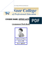 Office Automation (Noor College of Professional Education)