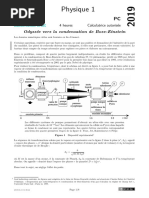 Supelec Sujet PC Physique 1 2019