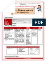 5° Sesión de Aprendizaje - Miércoles 3 de Abril Del 2024