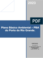 Plano Básico Ambiental - Pba Do Porto Do Rio Grande.: Portos Rs