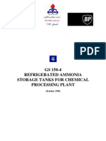 Refrigerated Ammonia Storage Tanks For Chemical Processing Plant