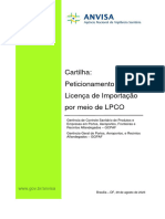 Cartilha - Peticionamento de Importacao Por Meio de Lpco