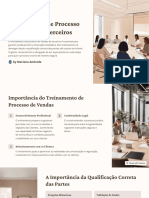 Treinamento de Processo de Vendas de Terceiros